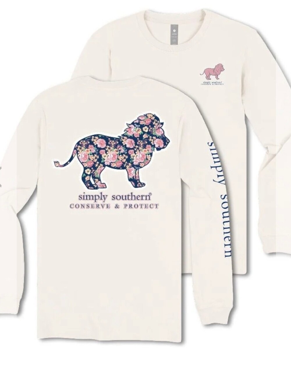 Simply Southern Lion Tracker Garden Long Sleeve T-Shirt